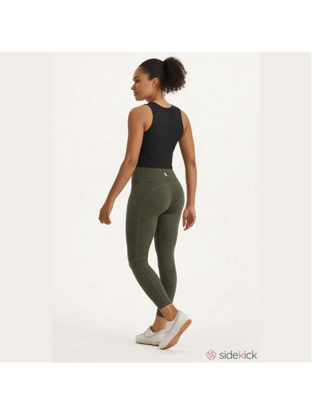 Vuori Stride Legging Oregano Splatter Pocket- Size Small